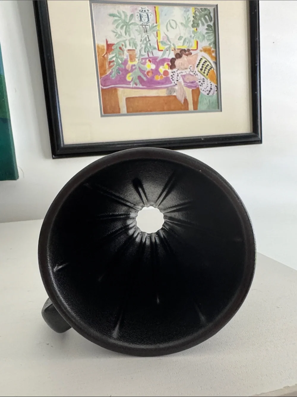 Matte Black Ceramic Hand Brewed Coffee Filter
